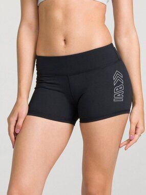 NWT IAB MFG Black No-Ride Athletic Compression Workout Shorts Size XL
